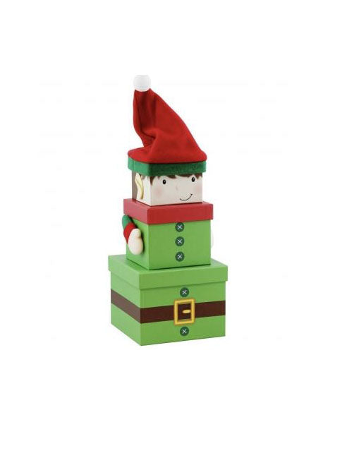 Elf Stacking Gift Boxes