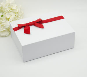 Magnetic Gift Box with ribbon bow in choice of colour