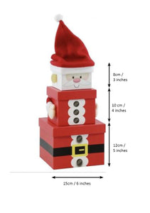 Santa Stacking Gift Box dimensions