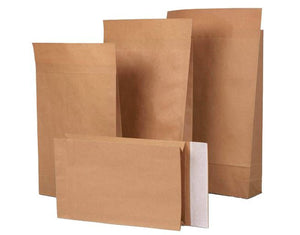 Paper Eco Mailing Bags, Pack of 10, 190x50x300 mm Different Sizes