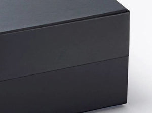 Black A5 Deep Magnetic Gift Box detail