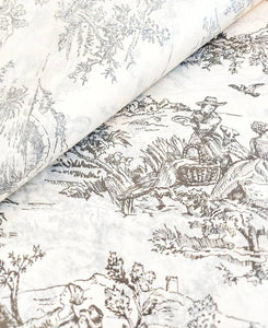 Luxury White and Black Toile Tissue Paper 5 sheets