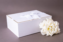 Load image into Gallery viewer, White Magnetic Gift Box with Ribbon Bow - Wholesale (10 Boxes)
