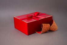 Load image into Gallery viewer, Red Magnetic Gift Box with Ribbon Bow - Wholesale (10 Boxes)

