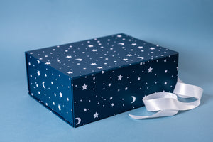 Luxury Magnetic Gift box with Star Pattern