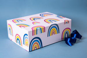 Rainbow Pattern Magnetic Gift Box - Wholesale (10 boxes)
