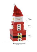 Load image into Gallery viewer, Santa Stacking Gift Box dimensions
