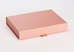 Rose Gold A5 Luxury Slimline Magnetic Gift Box front