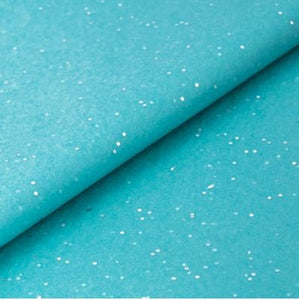 blue sparkle tissue paper
