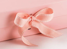 Load image into Gallery viewer, Pink Large Luxury Square Hamper Gift Box with Ribbon detail
