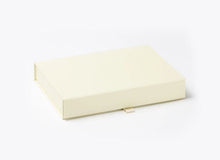 Load image into Gallery viewer, Ivory A6 Luxury Slimline Magnetic Gift Box front
