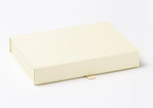 Load image into Gallery viewer, Ivory A5 Luxury Slimline Magnetic Gift Box front
