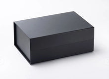 Load image into Gallery viewer, Black A5 Deep Magnetic Gift Box front
