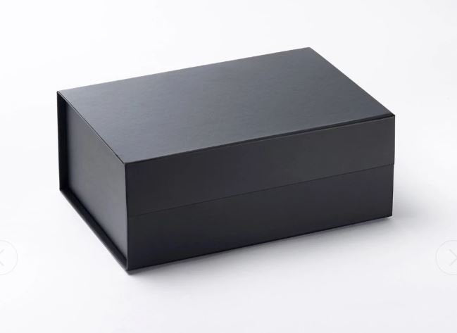 Black A5 Deep Magnetic Gift Box front