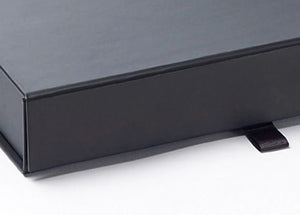 Black A5 Luxury Slimline Magnetic Gift Box detail
