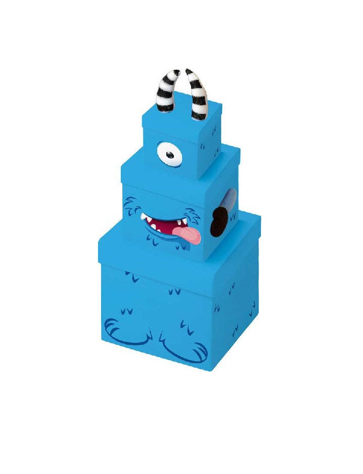 Children's Monster Stacking Gift Box - The Little Shop of Boxes Ltd