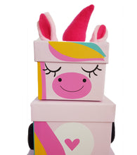 Load image into Gallery viewer, Children&#39;s Unicorn Stacking Gift Box face zoom
