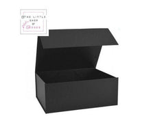 Load image into Gallery viewer, Black Magnetic Gift Box open
