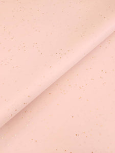 Luxury Blush Pink Tissue Paper with Rose Gold sparkle 5 sheets