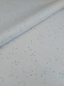 Luxury White Tissue Paper with Blue Sparkle 5 sheets