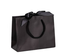 Load image into Gallery viewer, Black Luxury Gift Bag with Ribbon

